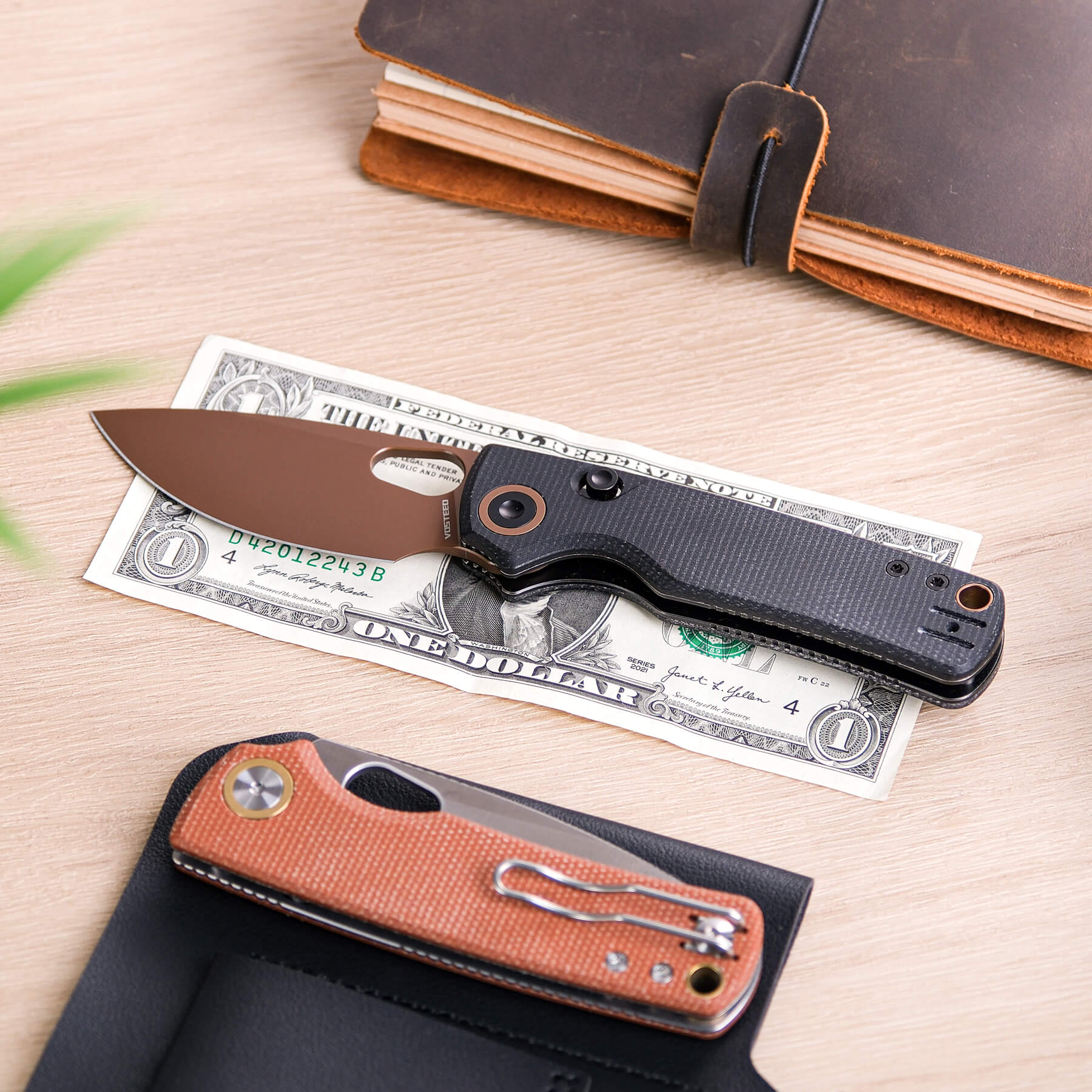 Porcupine Top Liner Lock Folding Knife - 2.99