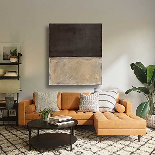 Mark Rothko 'Untitled 13' Abstract Art Print - Premium Canvas Wall Decor (22x26 inches, Unframed) for Living Room, Bedroom, Bathroom & Office - Modern Home Decor & Interior Design