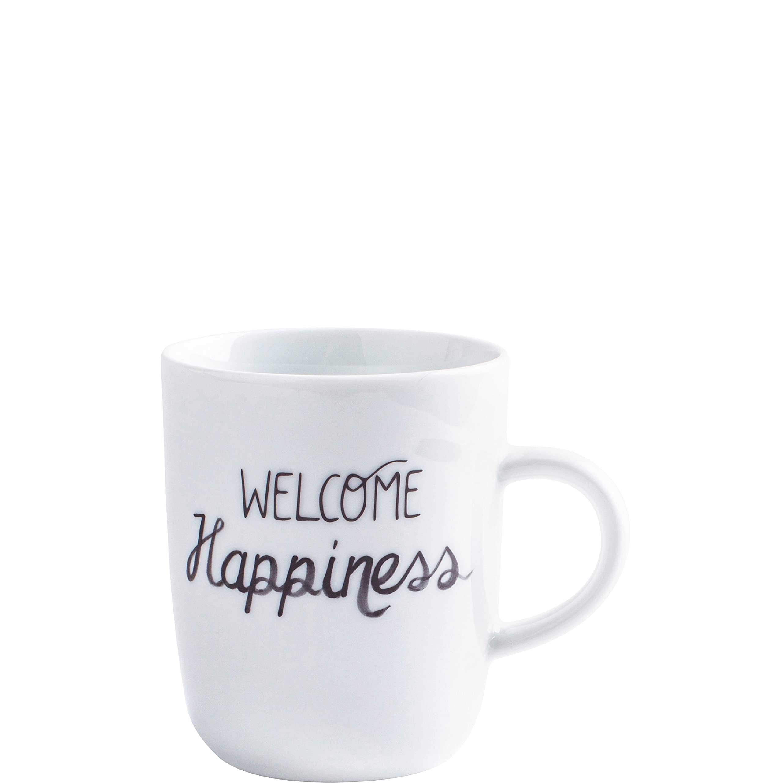 Modern Black Porcelain Cylindrical Drinking Cup - 350ml Tea Coffee Mug for Home Office Use - Elegant Minimalist Design for Daily Beverages