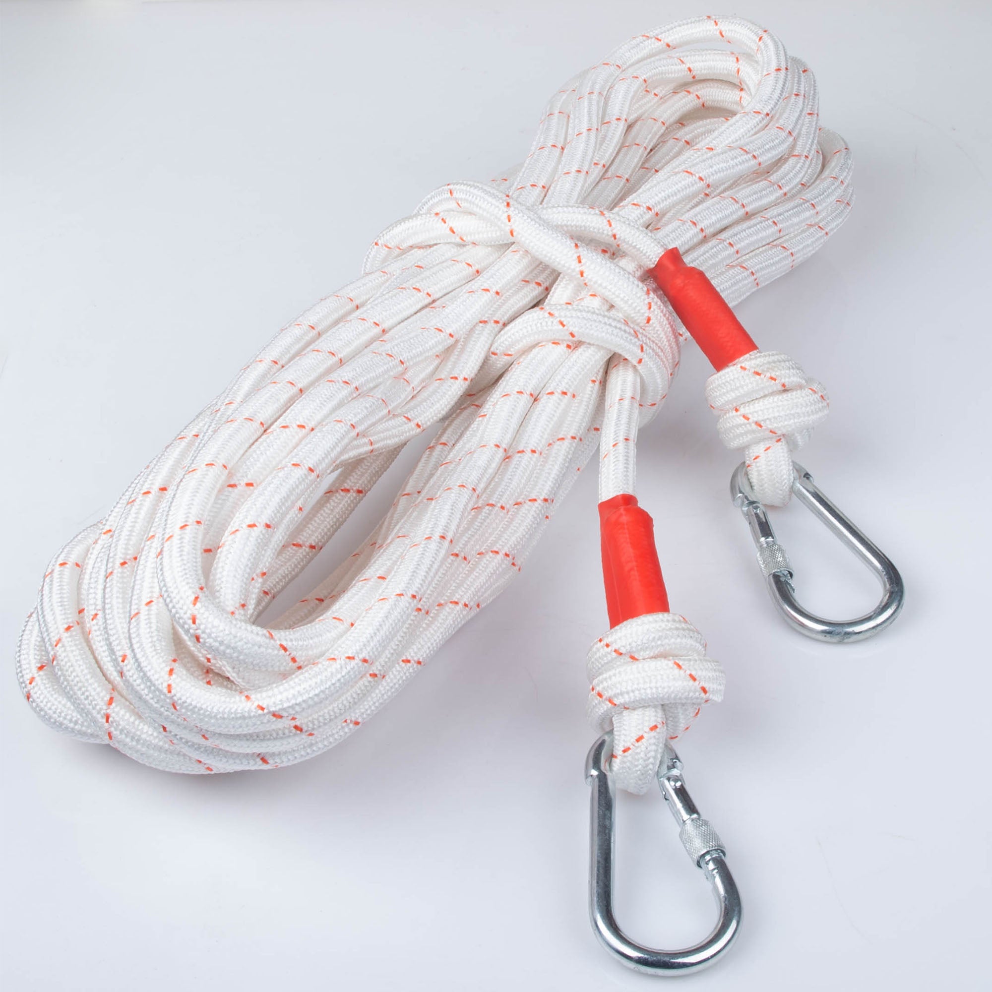 16mm x 20m Heavy Duty Nylon Static Climbing Rope - Outdoor Rock Climbing, Boat Anchor Line, Marine Dock Rope - Perfect for Adventure Sports, Sailing & Water Activities