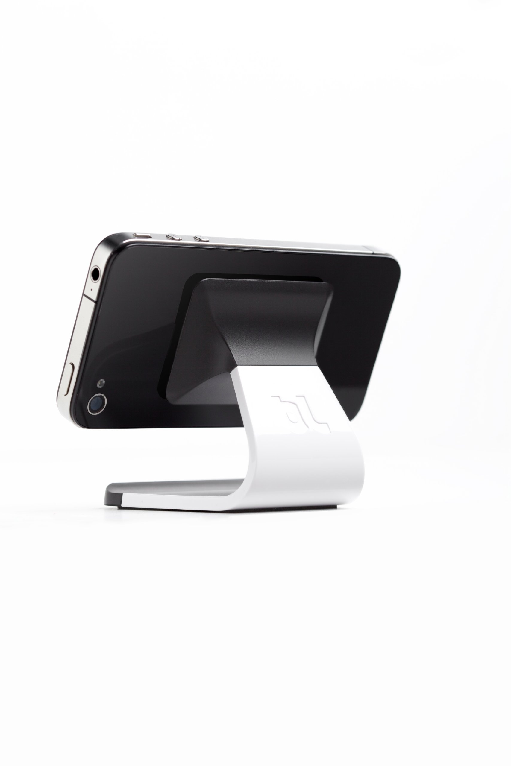 Bluelounge Milo Micro-Suction Stand for iPhone, iPod & Smartphones - Universal Phone Mount Holder - White (Perfect for Desk, Bedside & Car Use)