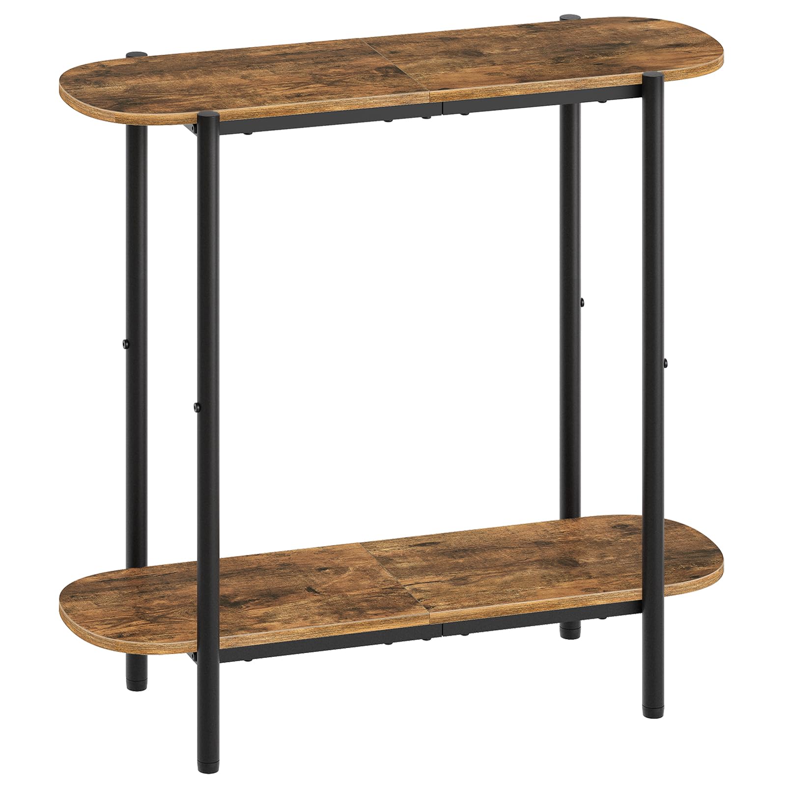 Slim 2-Tier Narrow Console Table with Storage - 29.5