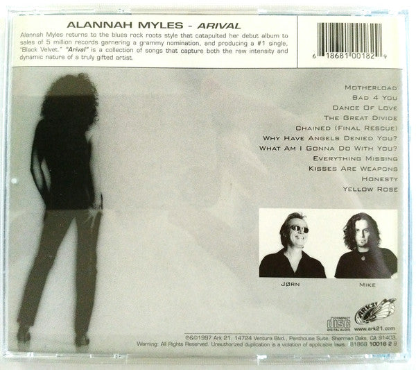 Alannah Myles - Arival (CD, Album) | New or Mint Condition | Perfect for Music Collectors & 90s Rock Fans