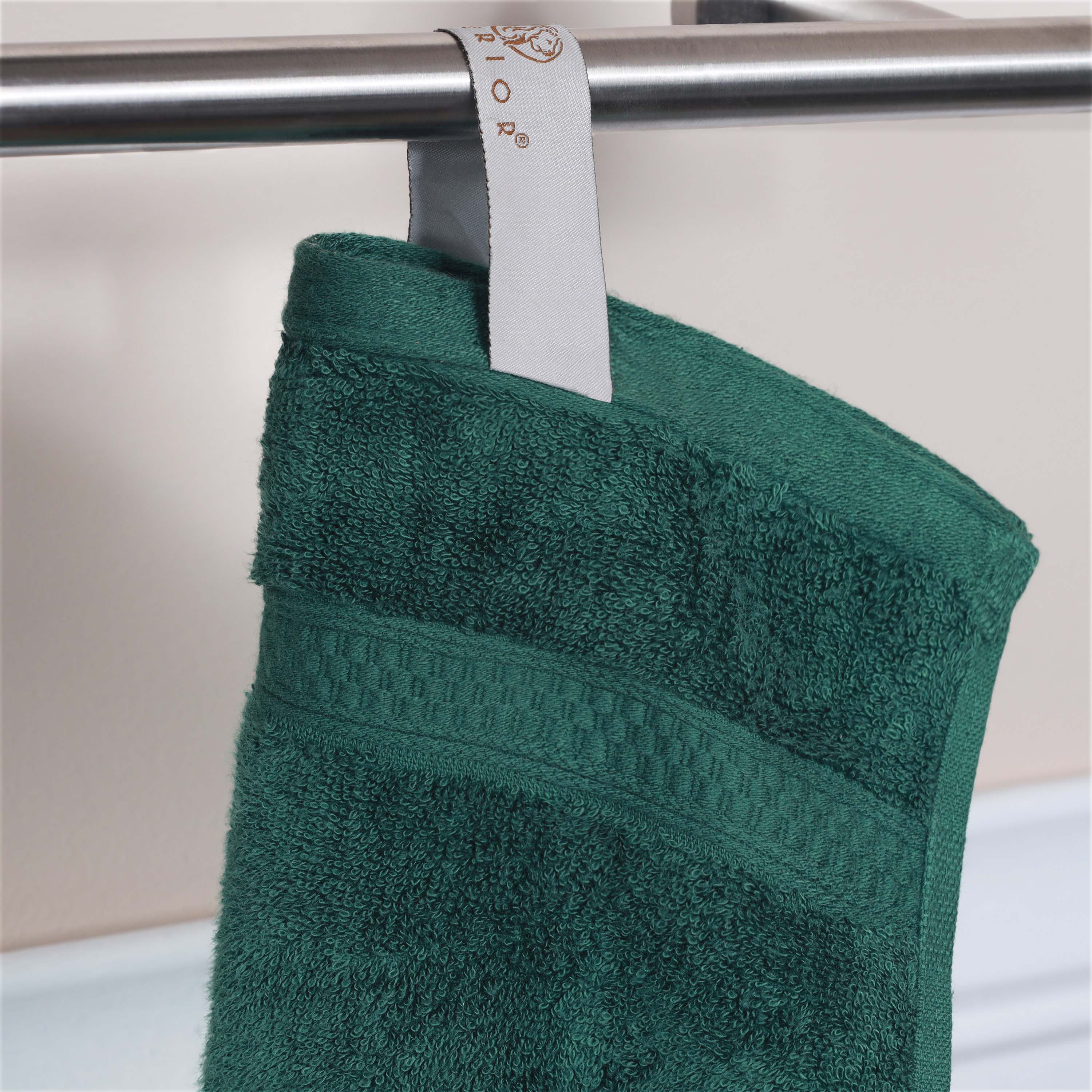 Ultra Soft Rayon Bamboo Cotton Blend 8-Piece Towel Set | Luxury Bath & Beach Towels for Spa, Pool & Home Use