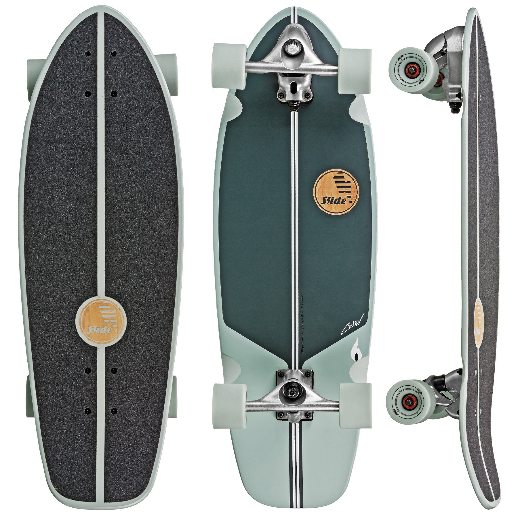 Best Slide Surfskate Street Surf Skateboard - Carving & Cruising Board for Urban Commuting & Fun Rides