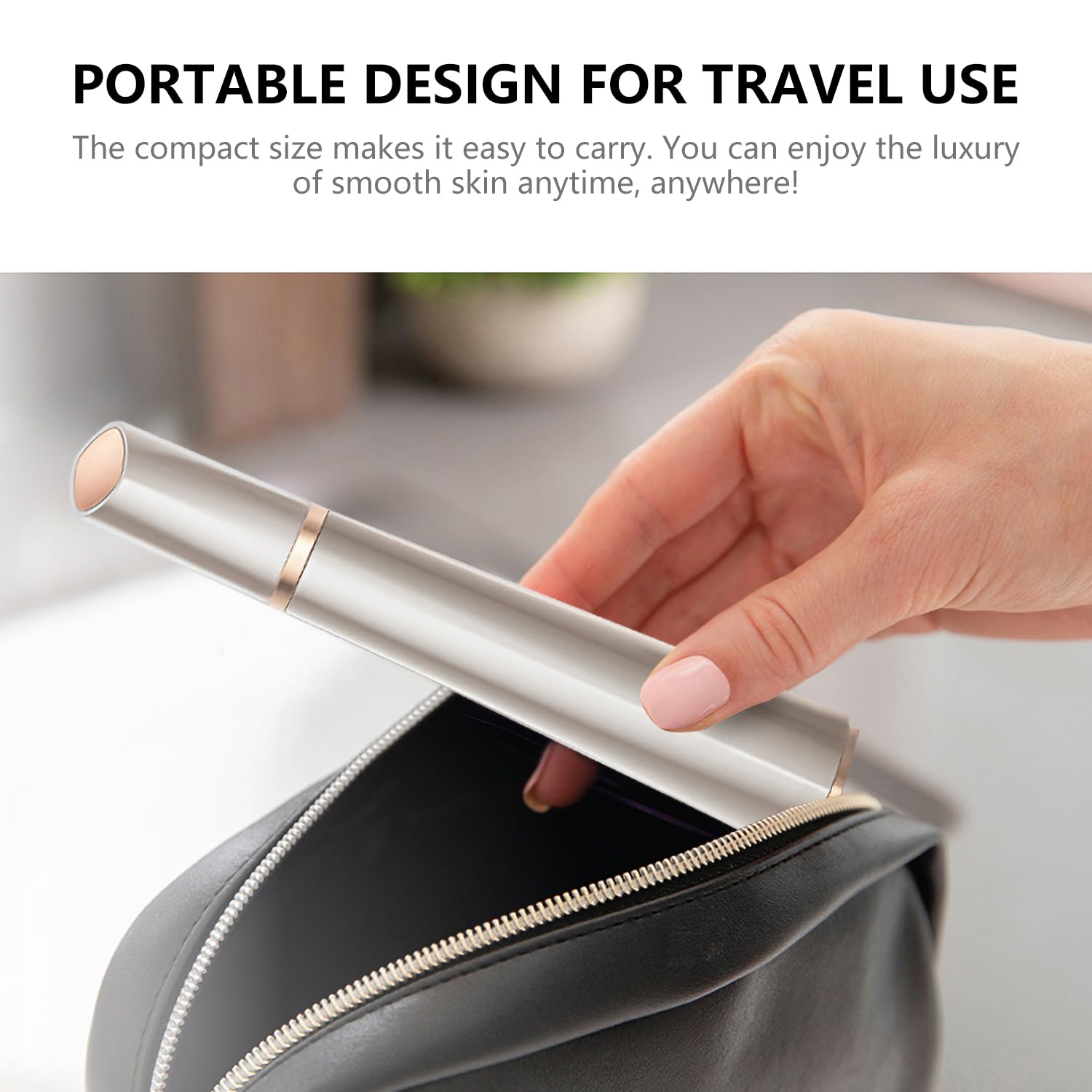 Women's Electric Shaver - 3-in-1 Painless Hair Remover for Face & Body | Rechargeable Lady Shaver for Smooth Skin | Perfect for Travel, Gym & Quick Hair Removal at Home