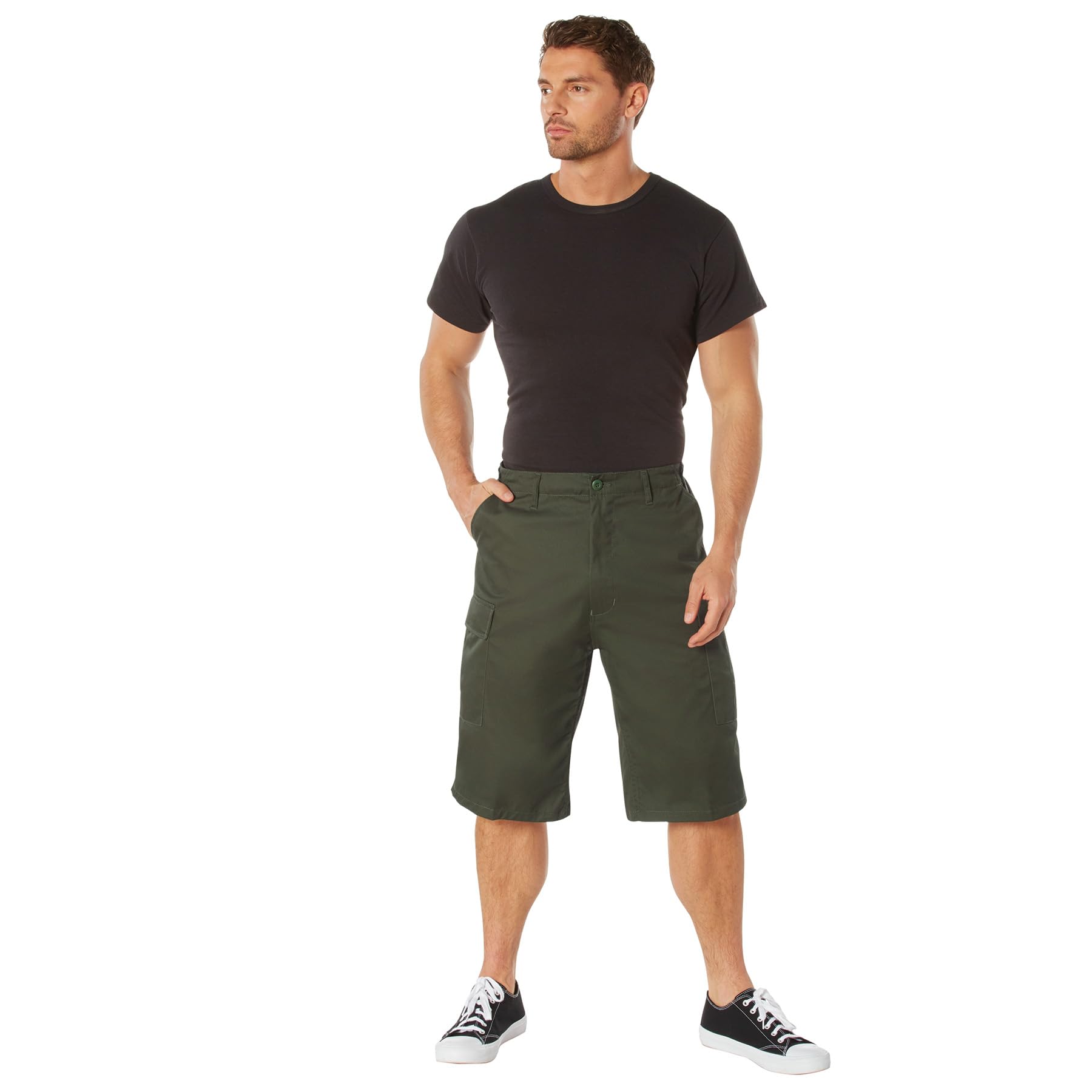 Rothco Men's Cargo Shorts - Durable Military Style Tactical Shorts with Multiple Pockets | Perfect for Outdoor Adventures, Hiking, Camping & Casual Wear