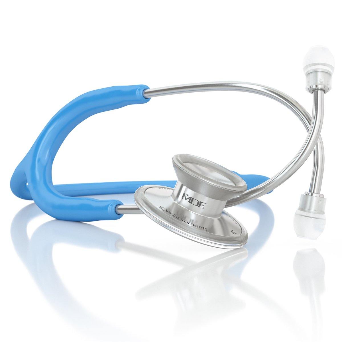 Acoustica® Professional Stethoscope - Bright Blue for Doctors, Nurses & Medical Students - Ideal for Clinical Use & Healthcare Training