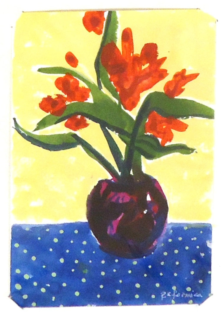 Ruth Formica Floral Still Life Painting Notecard - Elegant Botanical Art for Greeting Cards, Stationery & Home Decor
