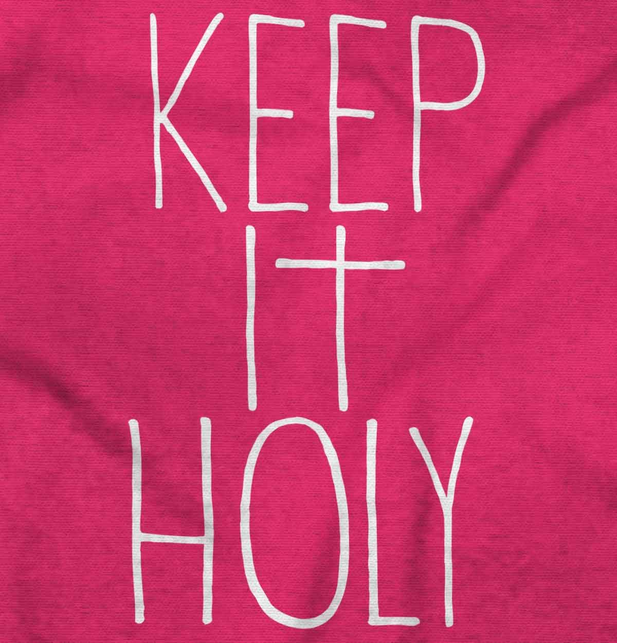 Keep It Holy Christian Faith Cross Hoodie Sweatshirt for Women & Men - Religious Apparel for Church, Bible Study & Everyday Wear