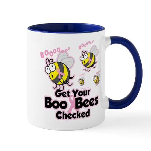 White/Navy Inside - Boo Bees Mug