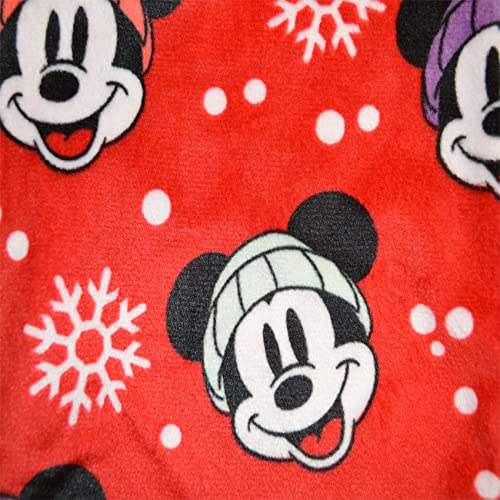 Minnie Mouse Women's Cozy Flannel Sleep Pants | Soft Lounge Pajama Bottoms with Elastic Waist | Perfect for Disney Fans, Sleepovers & Relaxing at Home