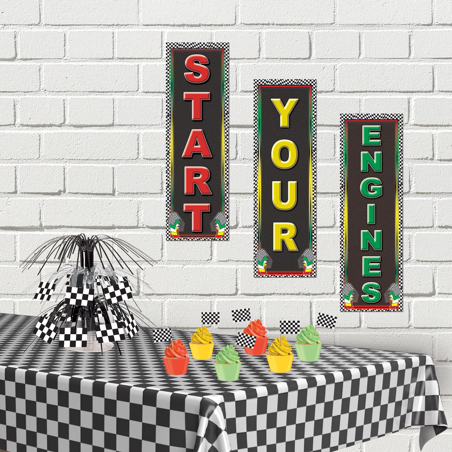 Beistle 12-Pack Checkered Party Table Covers - Red and White Classic Design for Birthday, Wedding, Picnic & Holiday Decorations