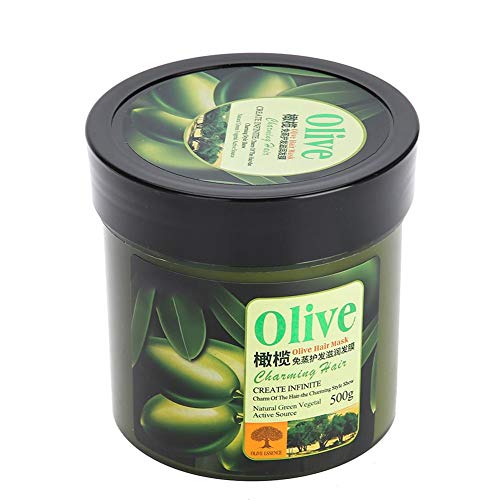 Professional Hair Mask with Olive Essence - Deep Nourishing Treatment for Dry & Damaged Hair (500g) | Salon-Quality At-Home Hair Care for Shiny, Healthy Locks