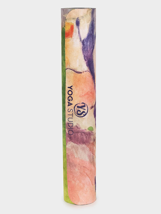 Eco-Friendly Vegan Suede Microfiber Yoga Mat 4mm - Non-Slip, Cushioned for Hot Yoga, Pilates & Home Workouts - Perfect for Beginners & Professionals
