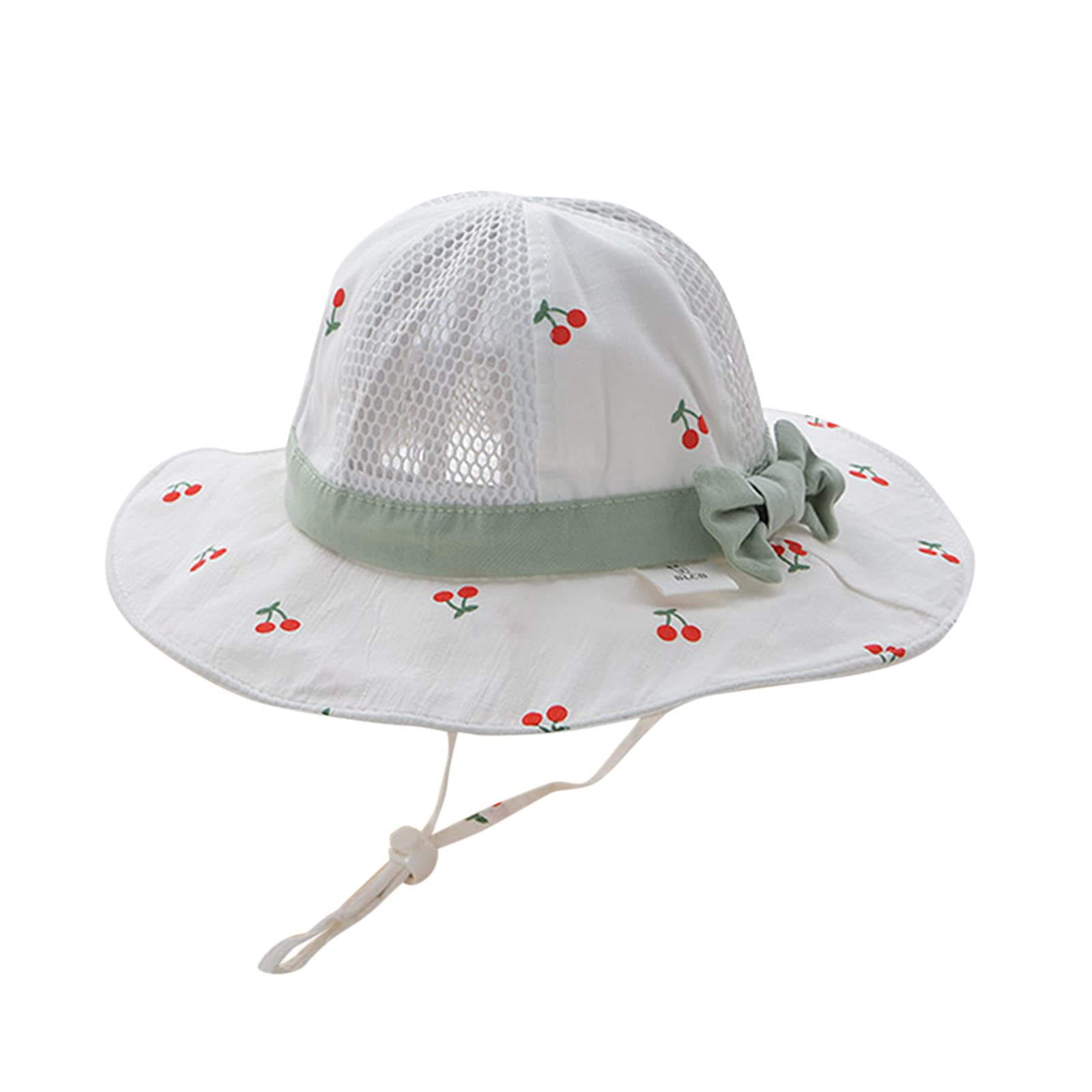 Soft Cotton Baby Sun Hat for Newborn Boys & Girls - Cute Fruit & Animal Print Bucket Cap for Sun Protection - Perfect for Outdoor Play, Beach, and Summer Activities