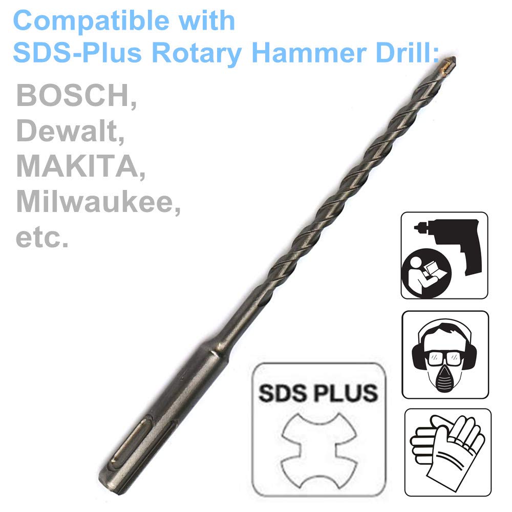 25PCS SDS Plus Drill Bit Set - 7/16