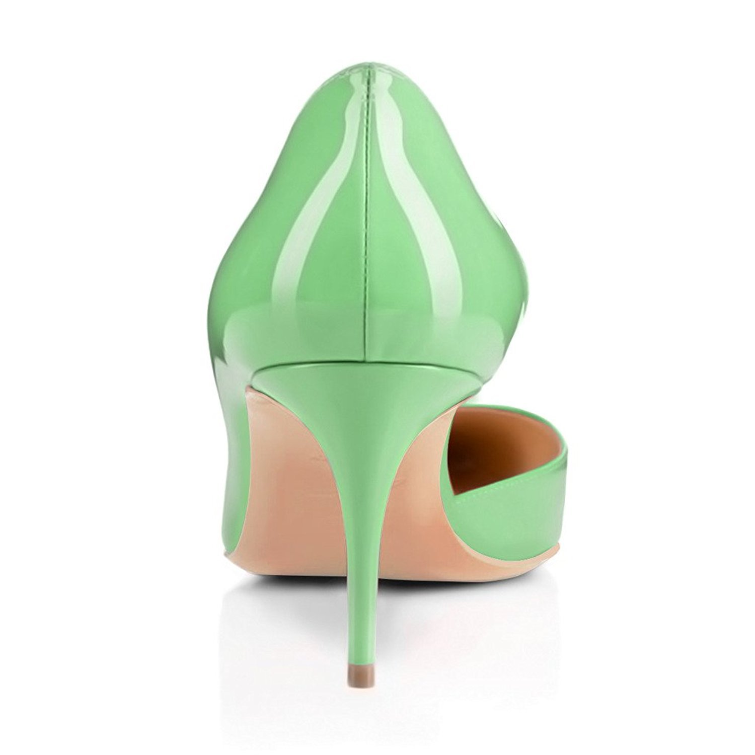 Sexy Women's D'Orsay Pumps - Pointed Toe Stiletto High Heel Dress Shoes for Women | Slip On Elegant Heels for Party, Wedding & Office Wear