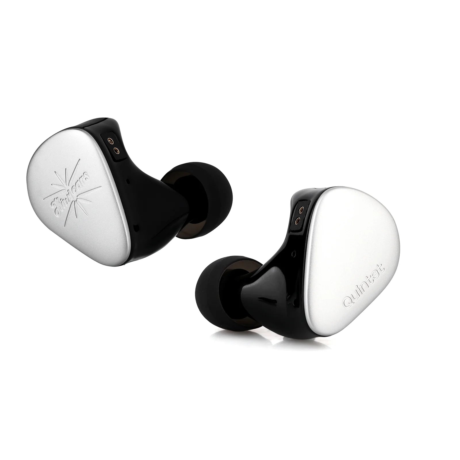 Kiwi Ears Quintet 5 Driver In-Ear Monitors (IEM) - High Resolution Audiophile Earphones for Music Lovers, Studio Recording & Gaming