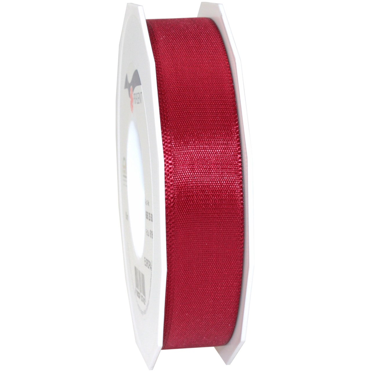 Morex Ribbon Europa Taffeta Ribbon - 1 Inch x 55 Yards Burgundy Red Grosgrain Ribbon for Gift Wrapping, DIY Crafts, Hair Bows & Wedding Decorations