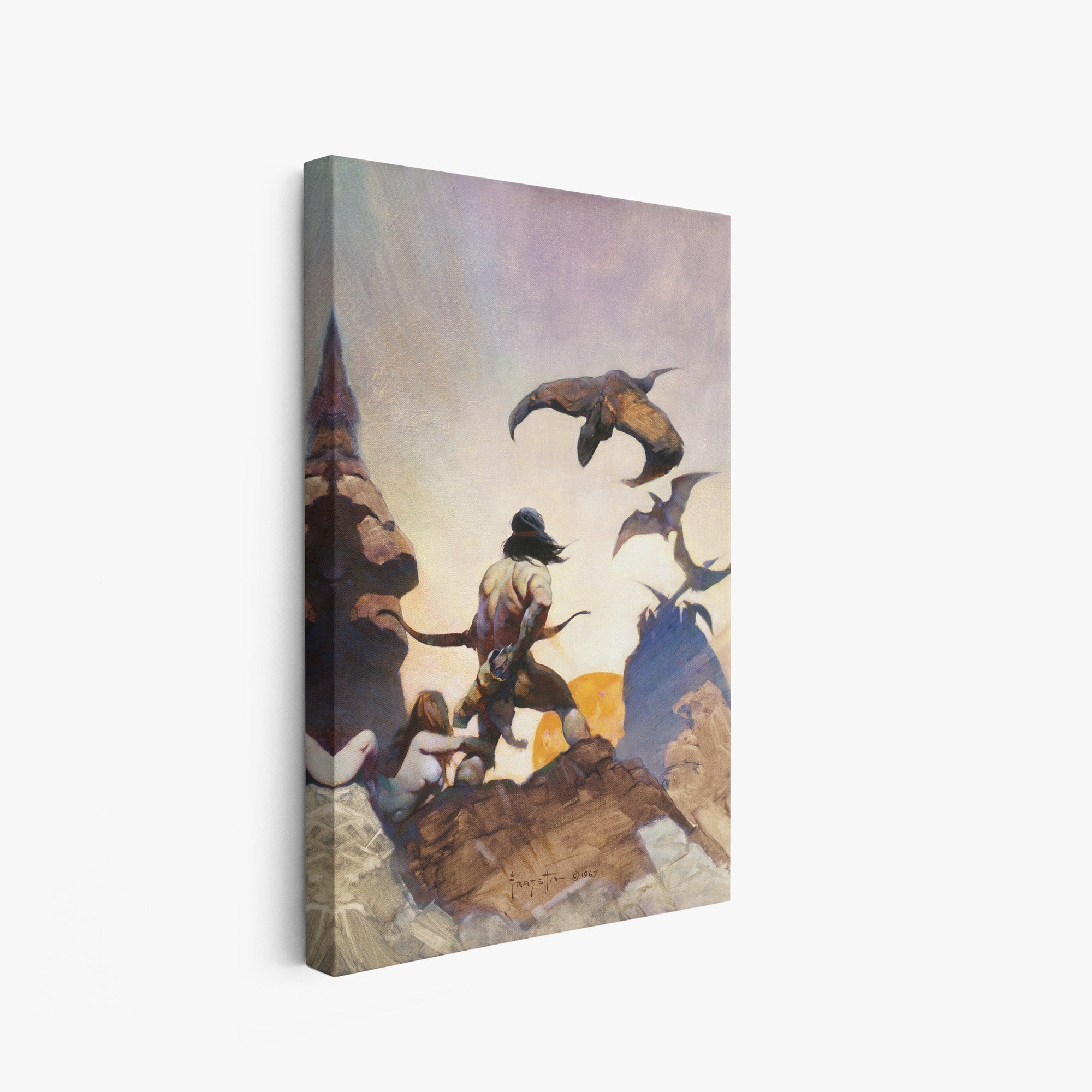 Jongor Canvas Wrap - Premium Stretcher Frame for Art Prints & Posters - Perfect for Home, Office & Gallery Decor