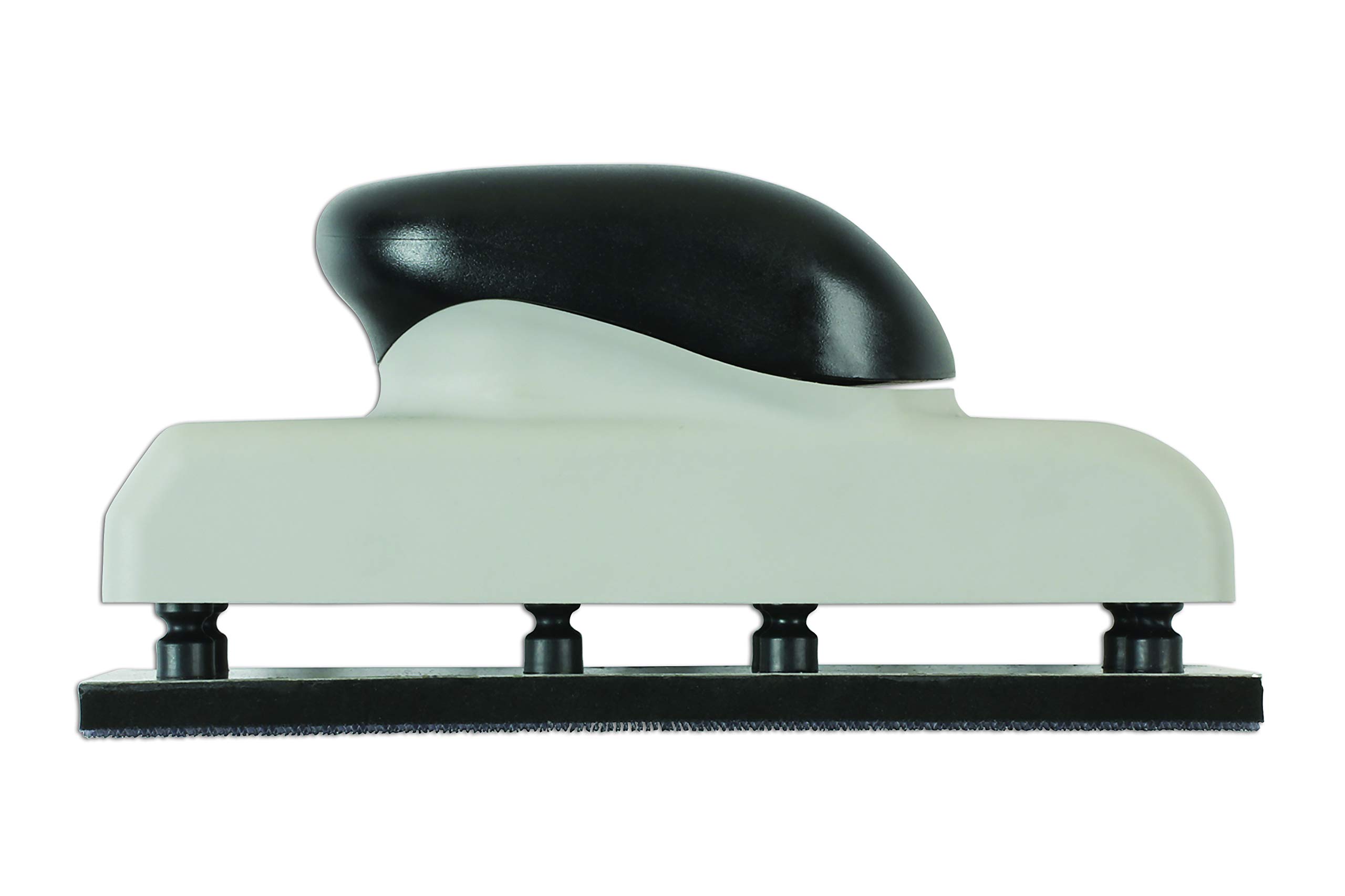 PowerTec 92540 Auto-Adjusting Contour Hand Sander - Ergonomic Grip for Smooth Sanding | Perfect for Woodworking, Furniture Refinishing & DIY Home Projects