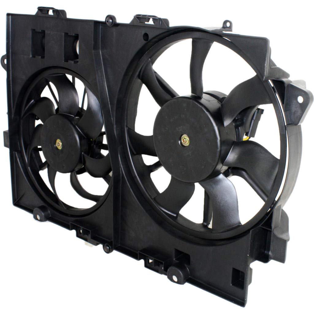 2006-2008 Chevy Equinox Radiator Fan Replacement - Dual Fan for 3.4L Engine | GM3115204 & 19130470 OEM Part | Perfect for Cooling System Repair & Summer Driving
