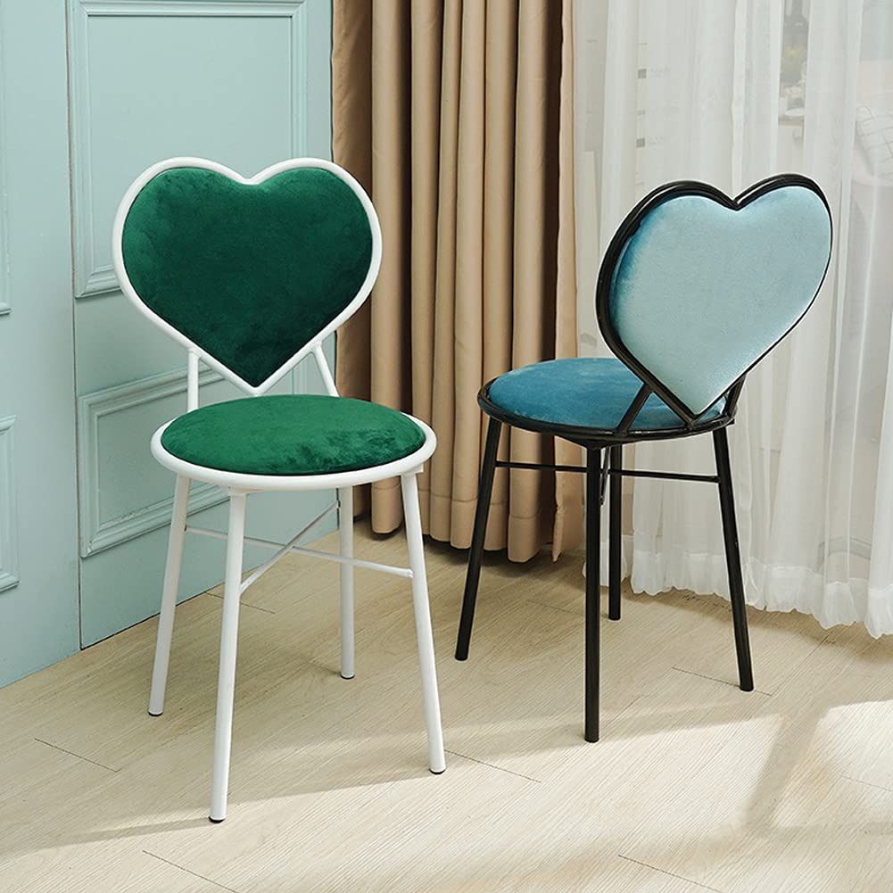 WAYUTO Velvet Accent Chair - Modern Makeup Vanity Chair with Golden Metal Legs, Upholstered Living Room & Dining Chair, Soft Reading Chair for Bedroom Decor (Gold Gray) - Perfect for Home Office, Boudoir & Lounge Areas