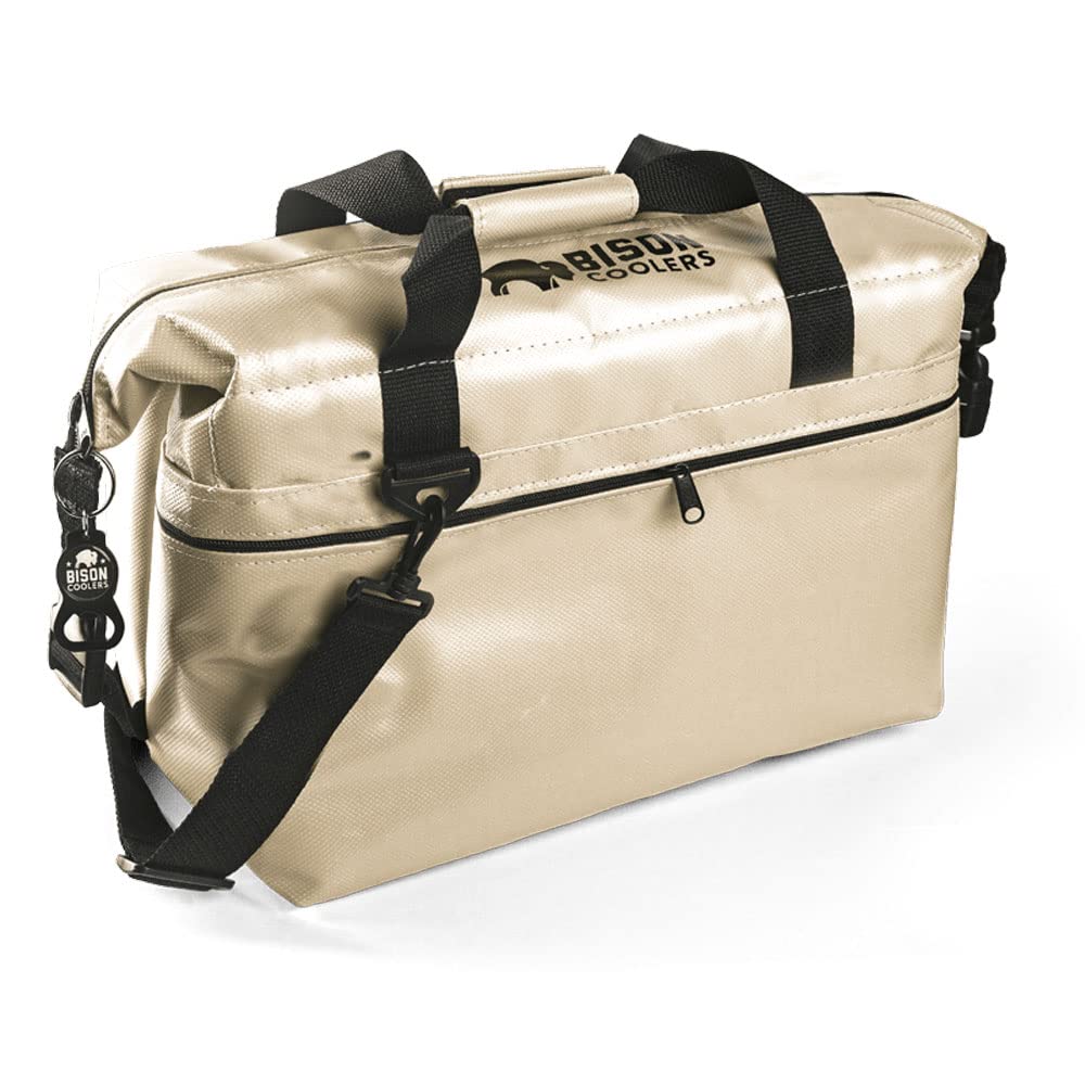 Bison Coolers Softpak Series - Premium Insulated Soft Cooler Bag, Leak Proof & Made in USA | 24+ Hour Ice Retention for Beach, Travel, Camping, Picnic, Car & Outdoor Adventures | Perfect for Tailgating, Fishing Trips & Family Outings