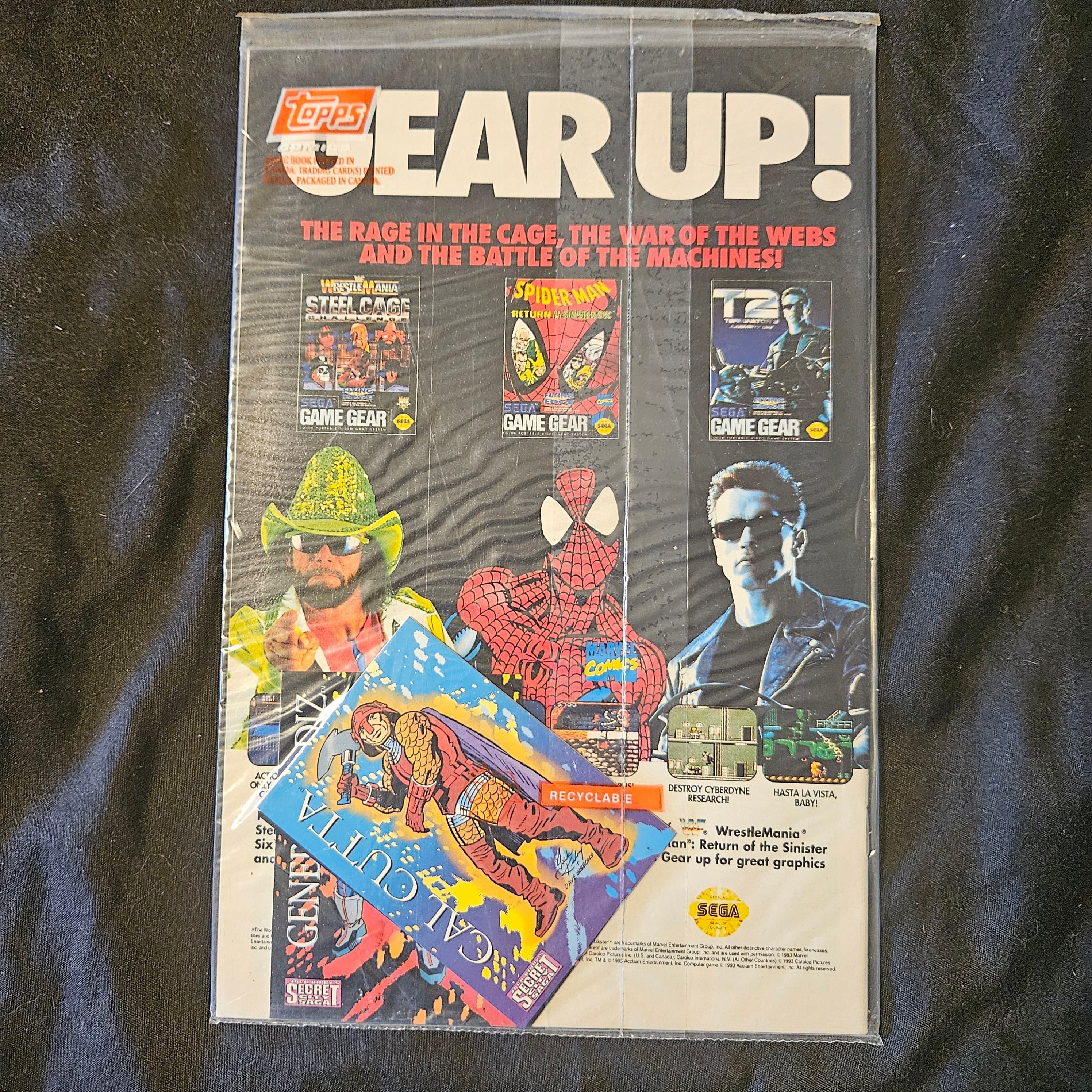 Secret City Saga #2 of 4 - Sealed Vintage Topps Comic Book 1993 | Collectible Comic Series | Perfect for Comic Enthusiasts & Vintage Collectors