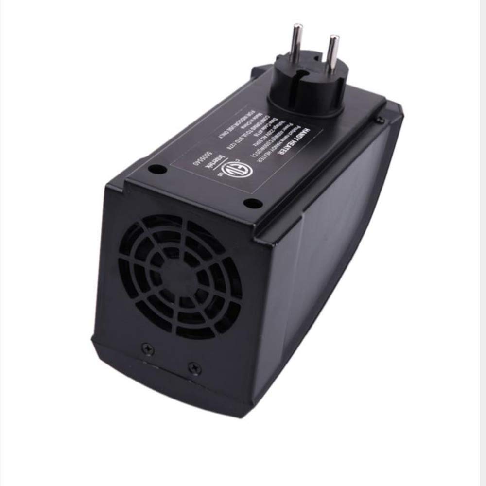 Exegi Handy Electric Space Heater - Portable Plug-In Mini Heater for Office, Bedroom & Home - LED Display, Adjustable Temperature, Stylish Design - Perfect for Winter Warmth & Energy Saving