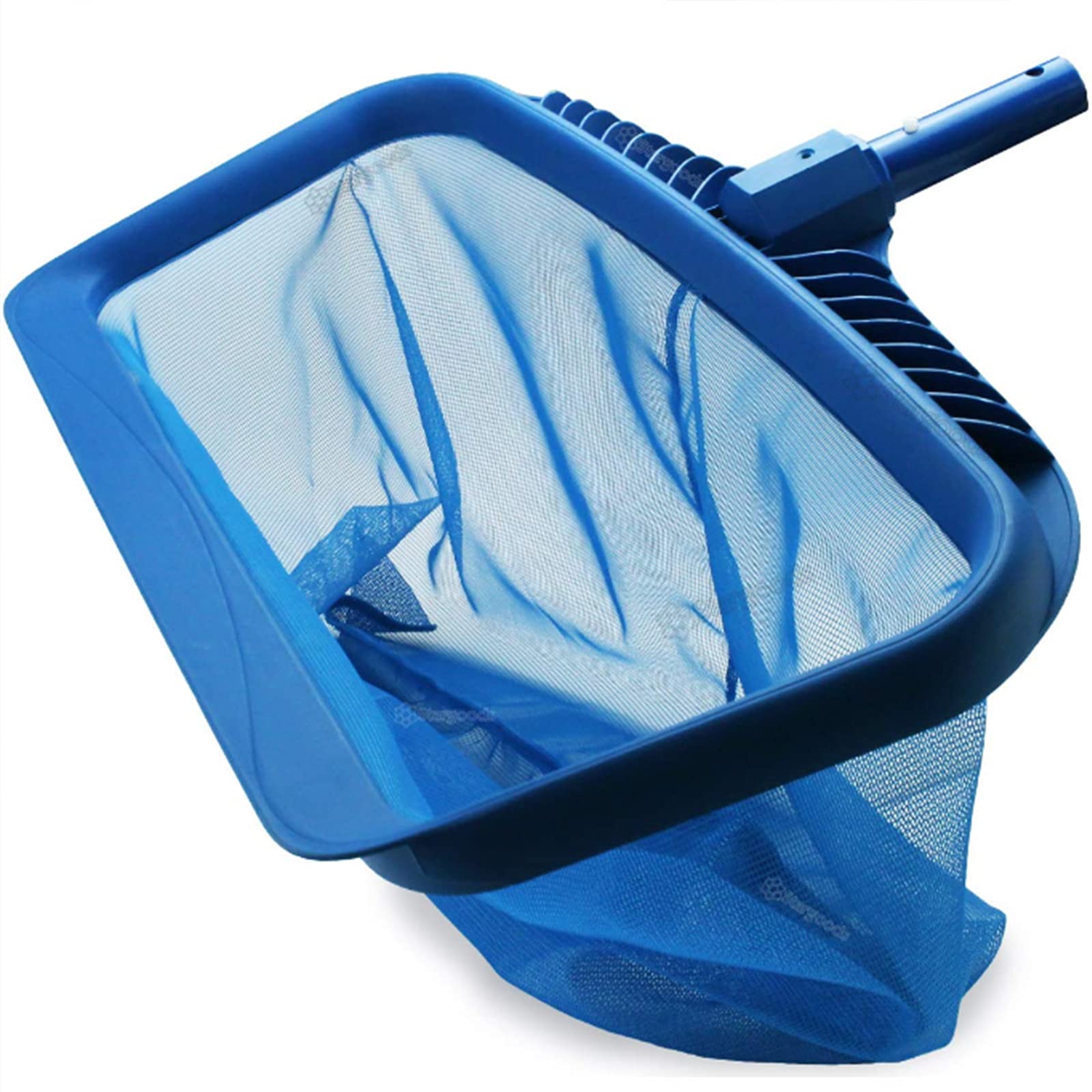 HIOD Leaf Skimmer Net for Swimming Pools - Heavy Duty Deep Mesh Bag Pool Skimmer Rake with Long Handle for Cleaning Leaves, Debris & Floating Rubbish - Essential Pool Maintenance Accessory for Backyard, Inground & Above Ground Pools