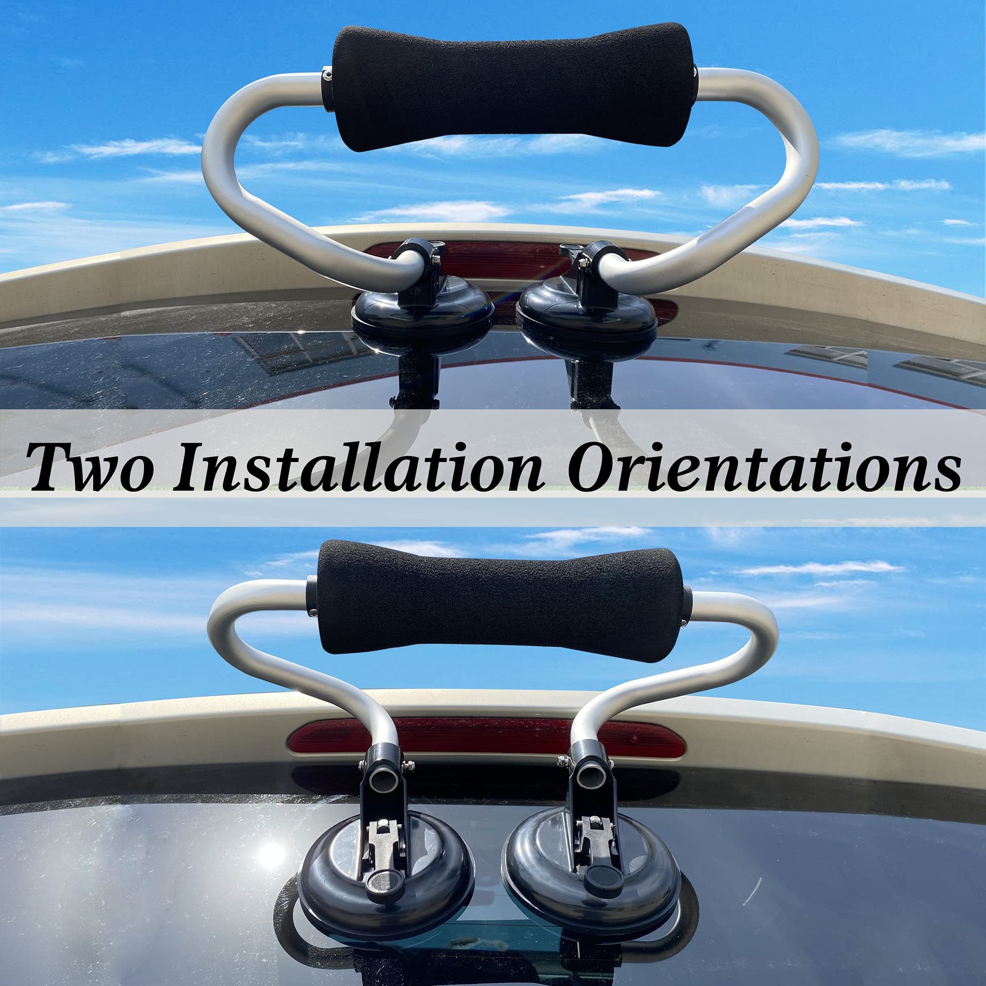 **Kayak Roller - Kayak Loader Assist with Suction Cup Mount for Car Rear Loading - Easy Kayak Transport for SUVs, Trucks & Boats**