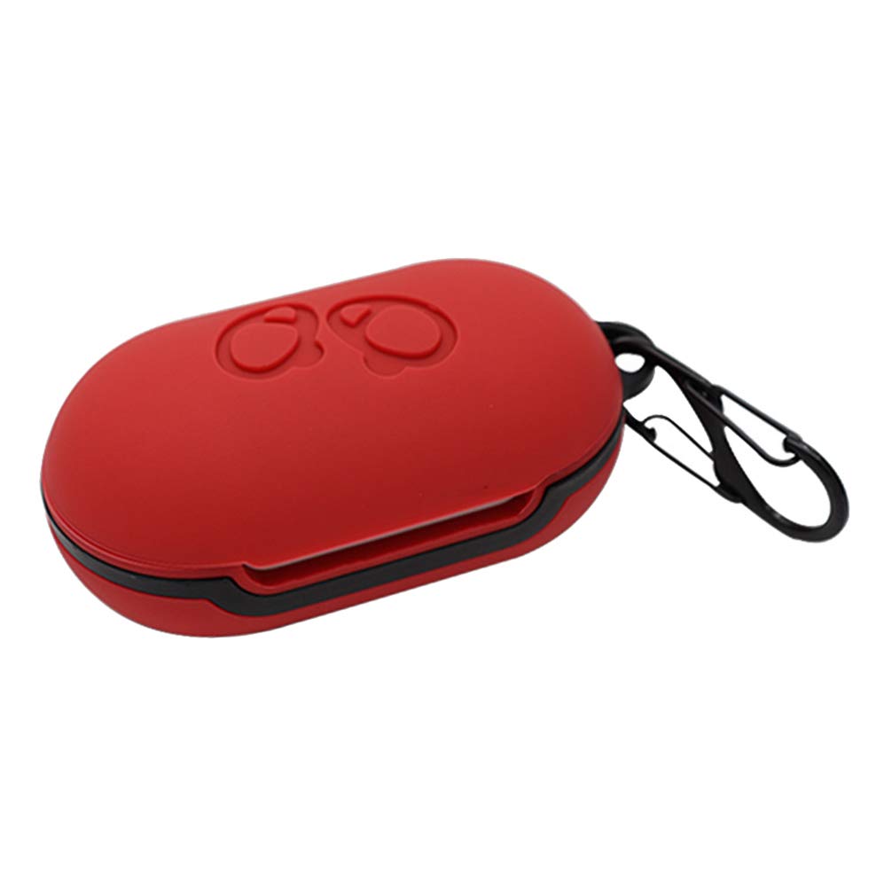 UKCOCO Shockproof & Dustproof Silicone Case Cover for Samsung Galaxy Buds - Wireless Earbuds Protective Cover (Red) - Perfect for Gym, Running, Travel & Outdoor Activities