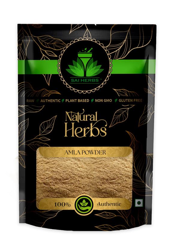 Organic Amla Seedless Root Powder (500g) - Pure & Natural Indian Gooseberry Powder - Phyllanthus Emblica for Hair Growth, Skin Care & Immunity Boost - Perfect for Smoothies, Tea & Ayurvedic Remedies