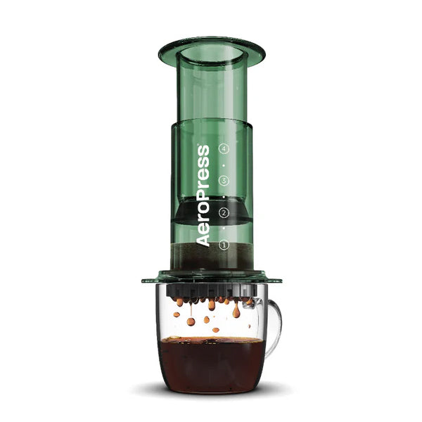 AeroPress Clear Coffee Maker – Portable & Easy to Use Espresso and Coffee Brewing System for Home, Office, Camping & Travel