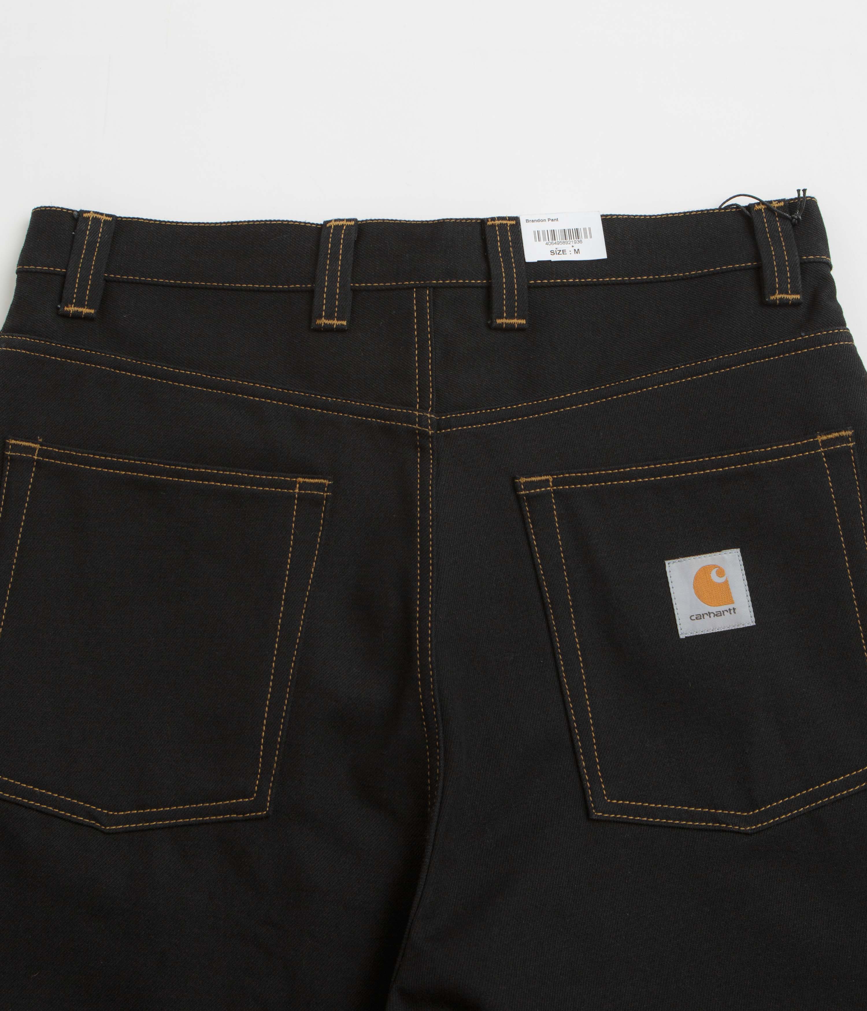 Carhartt Brandon Denim Pants for Men - Durable Work Pants, Black - Perfect for Construction, Outdoor Work & Casual Wear