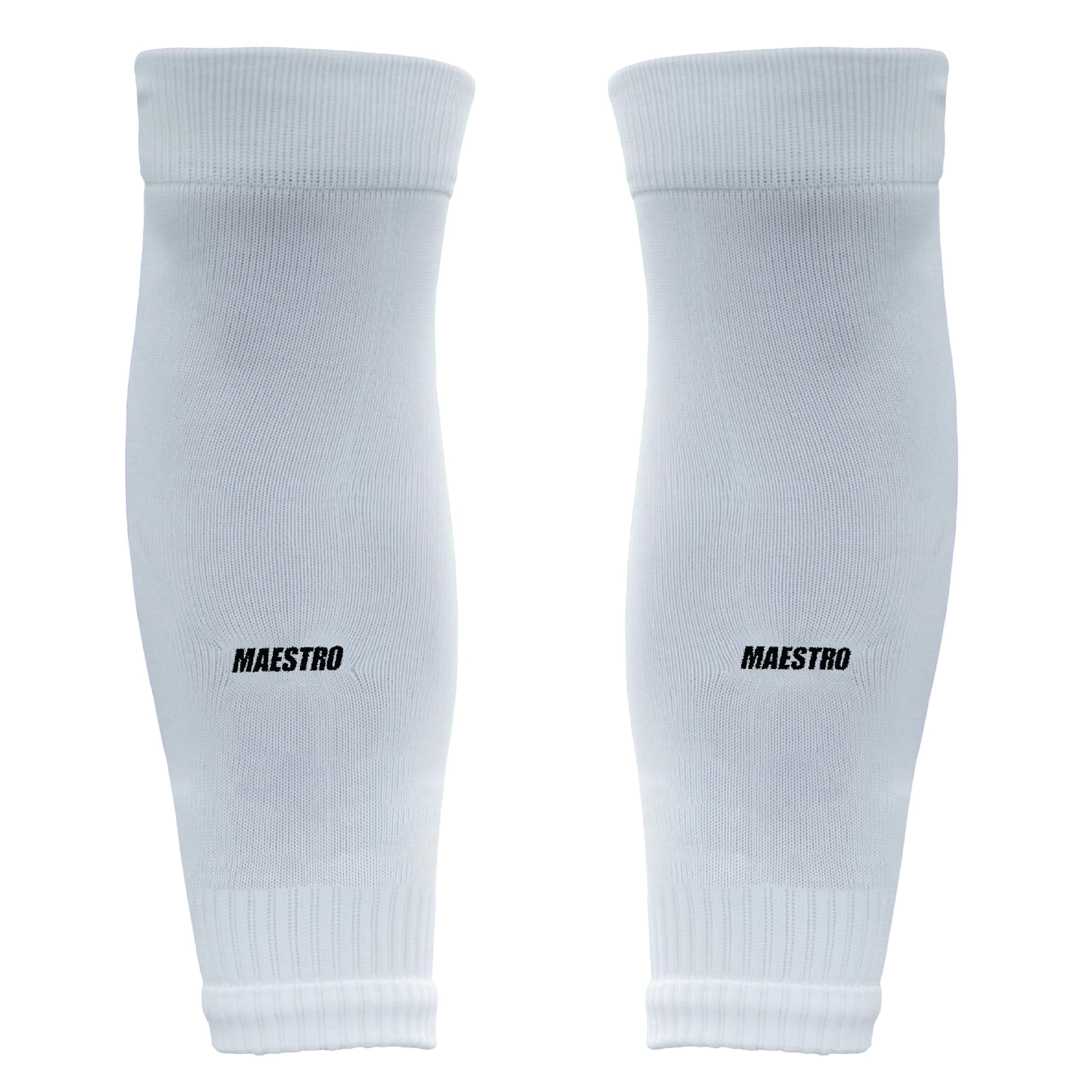 Maestro Leg Sleeves for Men & Boys - Breathable Soccer Shin Guard Sleeves with Grip Technology for Football & Hockey | Perfect for Training, Matches & Outdoor Sports