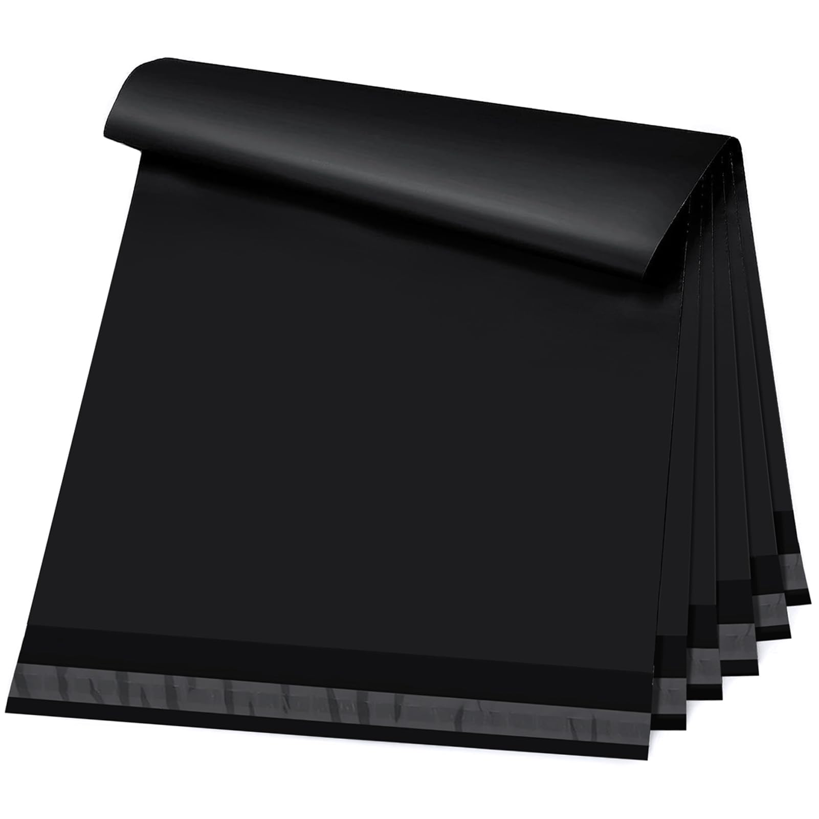 Metronic 10x13 Inch Poly Mailers - 200 Pack Black Shipping Bags | Medium Size Tear-Resistant Mailing Envelopes with Strong Adhesive | Perfect for Clothing, Small Business Ecommerce & Online Store Shipping | Great for Amazon FBA, eBay, Etsy & Shopify Orders