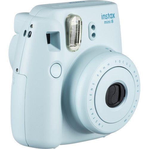Fujifilm Instax Mini 8 Instant Camera - Light Blue | Portable Polaroid Camera for Travel, Parties & DIY Photo Albums | Perfect Gift for Teens & Beginners