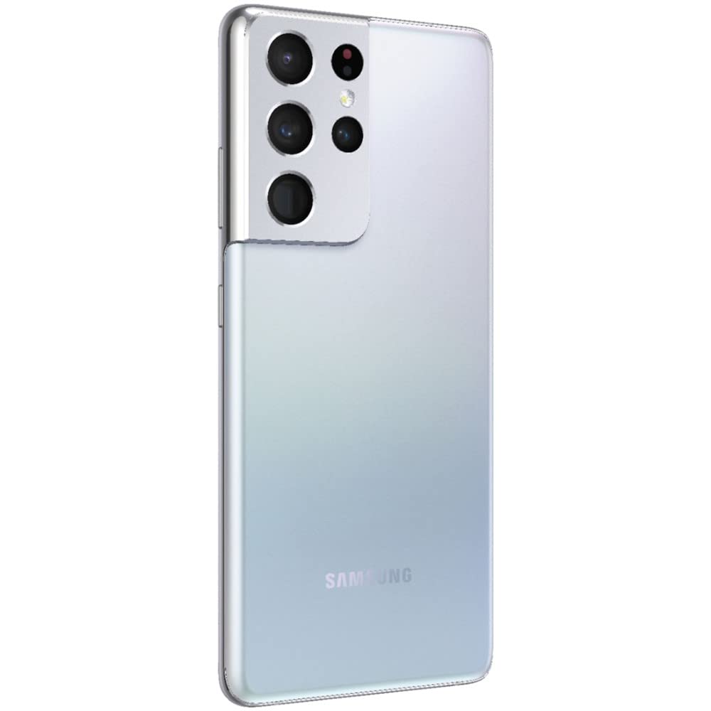 Samsung Galaxy S21 Ultra 5G Unlocked Smartphone - US Version 256GB Phantom Silver (Renewed) | Premium Android Phone for Streaming, Gaming & Photography