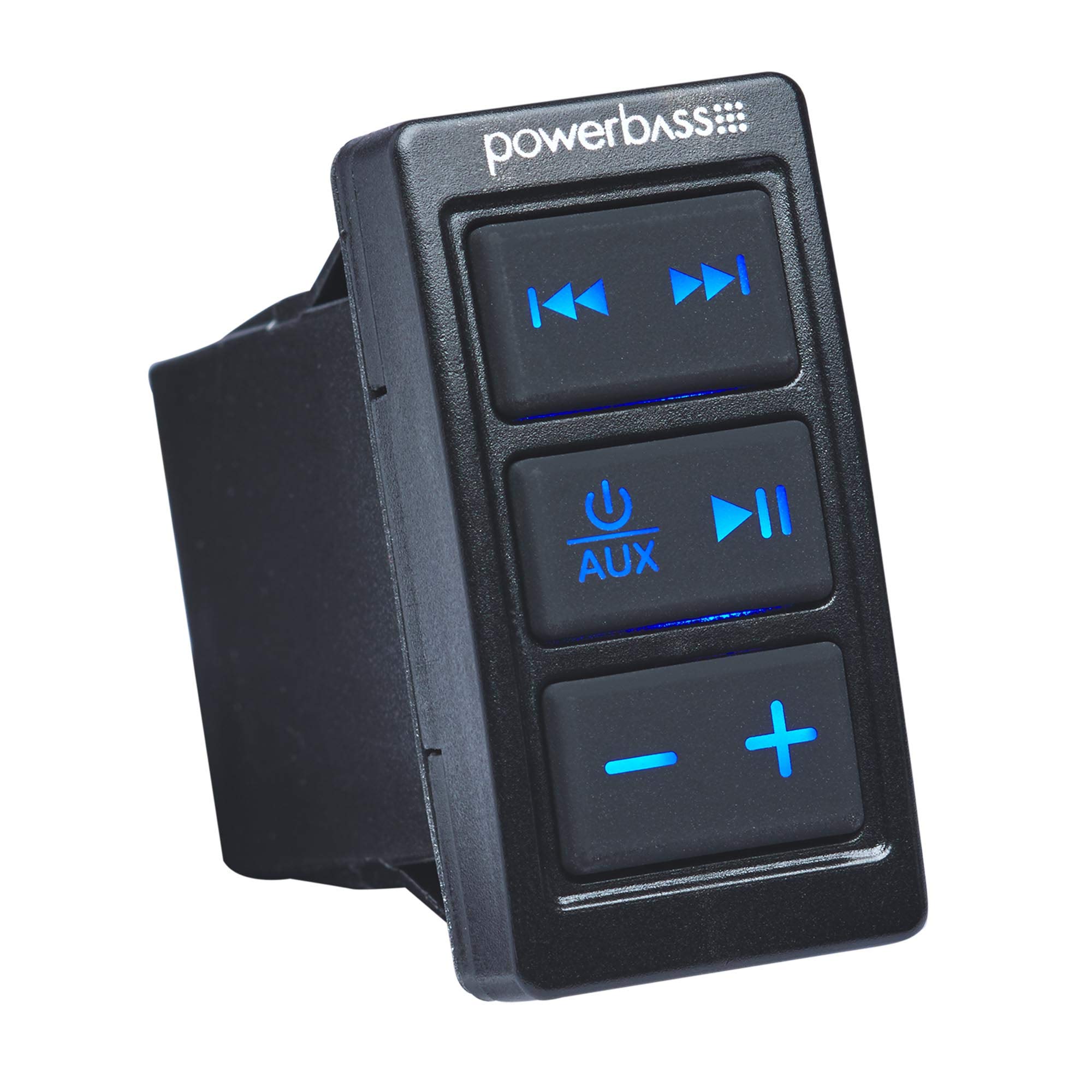 PowerBass XL-BTRS Bluetooth Receiver with Rocker Switch - Wireless Audio Adapter with AUX Input & Output for Car, Home Stereo, and Portable Speakers | Stream Music Hands-Free