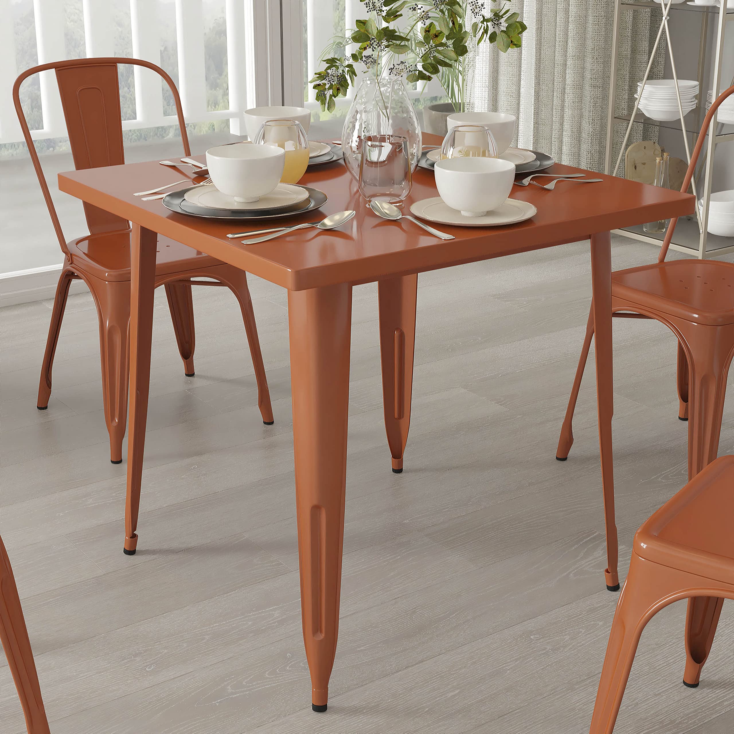 Merrick Lane Nash Indoor-Outdoor Dining Table - 31.5