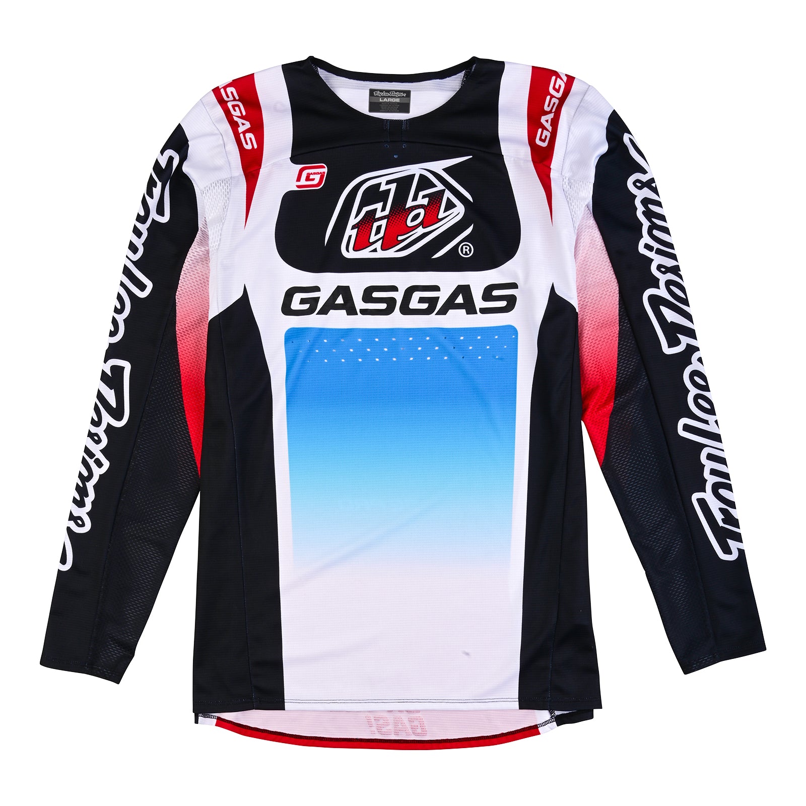 SE Pro Jersey GasGas Fumes Black/White - High-Performance Motorcycle Jersey for Dirt Bike & Off-Road Riding - Comfortable & Breathable Racing Gear for Motocross & Enduro Enthusiasts