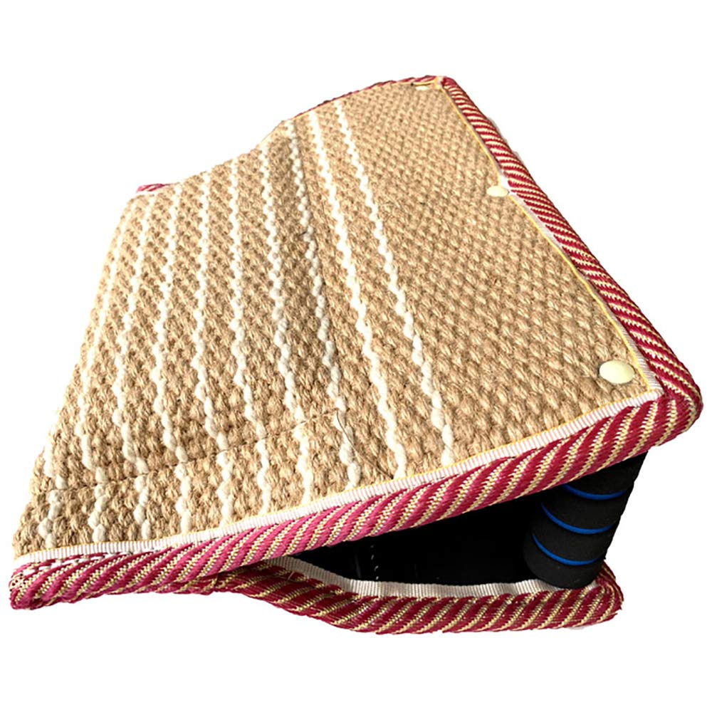 Durable Jute Wedge Tug Toy for Dog Training - 3 Comfortable Handles for K9 Schutzhund Work, Puppy Biting Pad & Play - Perfect for Bite Training, Tug-of-War & Interactive Play Sessions