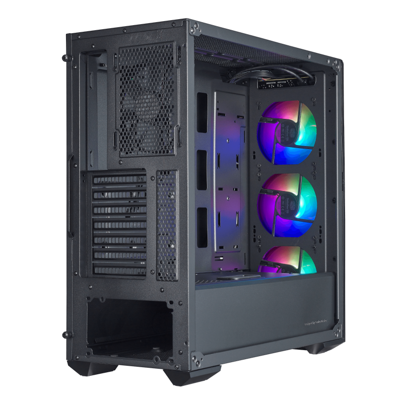 Cooler Master MCB B520 KGNN RGA CM MASTERBOX MB520 ARGB ATX Mid Tower PC Gaming Case with Tempered Glass Side Panel - Perfect for High-Performance Gaming Rigs & Custom PC Builds