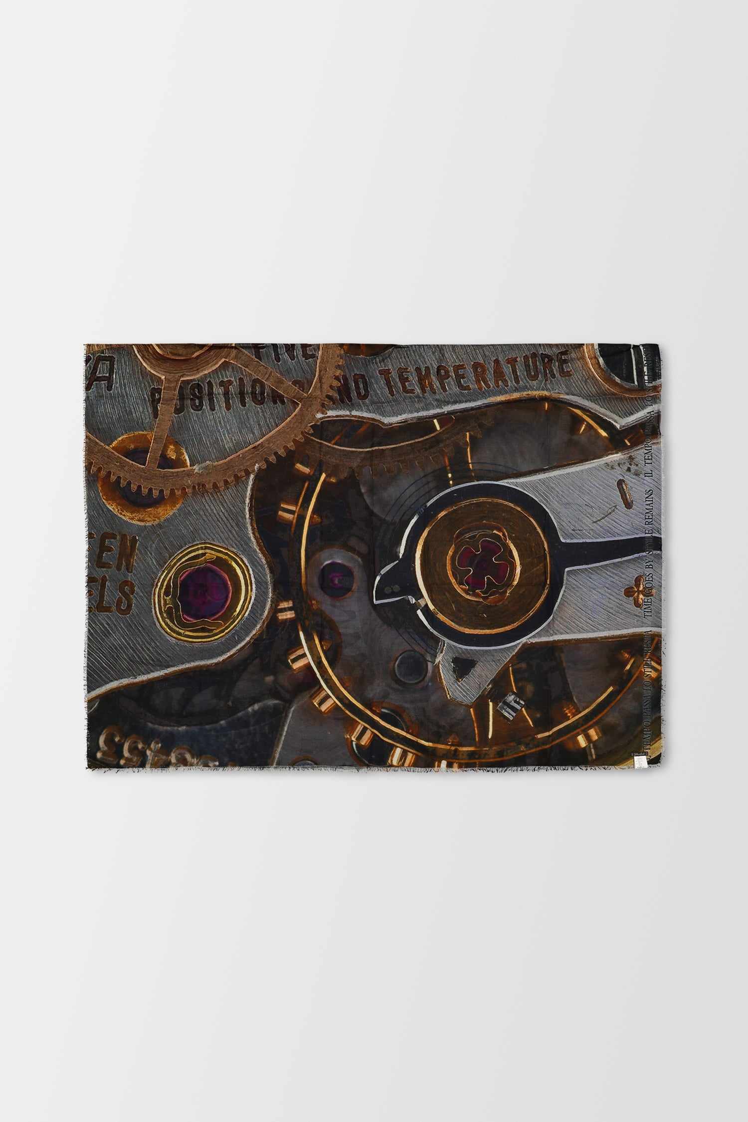 Faliero Sarti Multicolor Time 2 Scarf - Luxury Italian Fashion Accessory for Women | Perfect for Office, Travel & Special Occasions