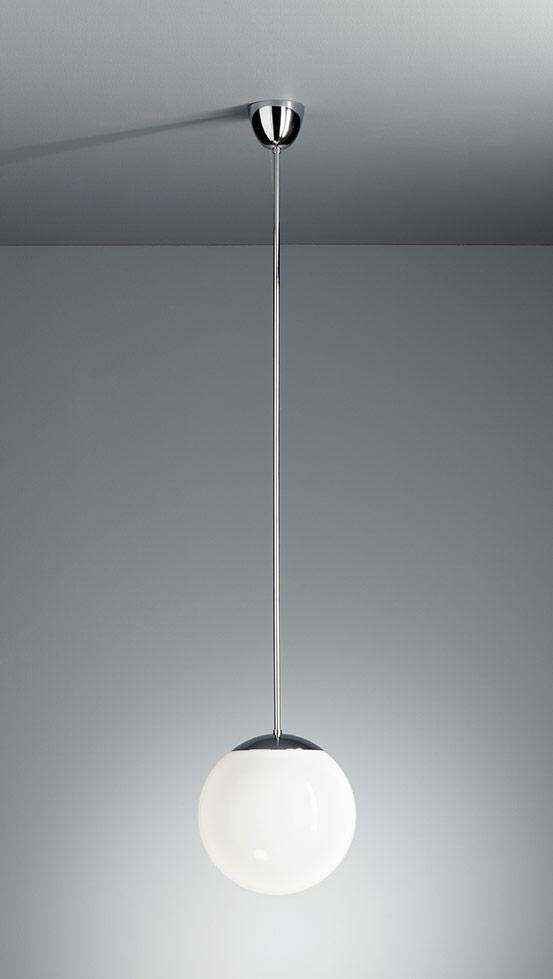 TECNOLUMEN HL 99 Bauhaus Pendant Lamp with Opaline Glass Shade - Mid-Century Modern Lighting for Dining Room, Living Room, or Office
