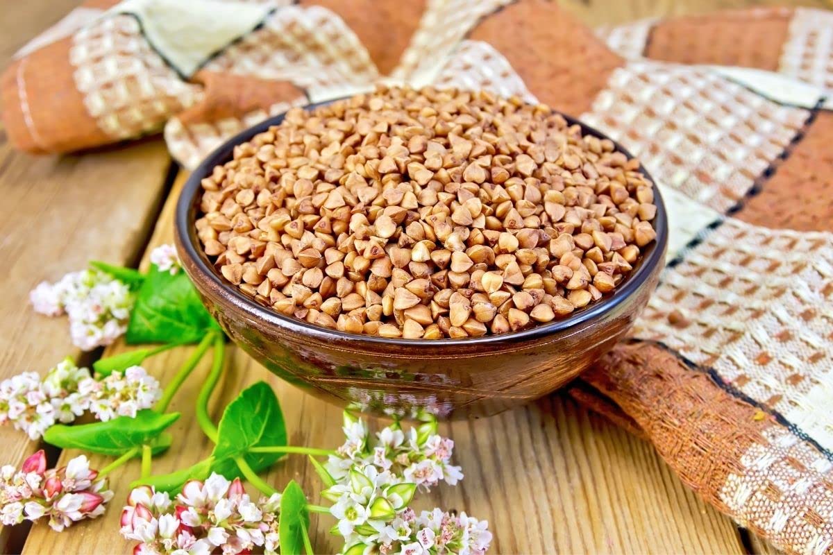 Organic Buckwheat Seeds - 1 Pound Bag | 100% Non-GMO, Vegan, Gluten-Free, Raw & Nutrient-Rich | Certified Organic by My Power Seeds | Perfect for Smoothies, Baking & Healthy Snacks