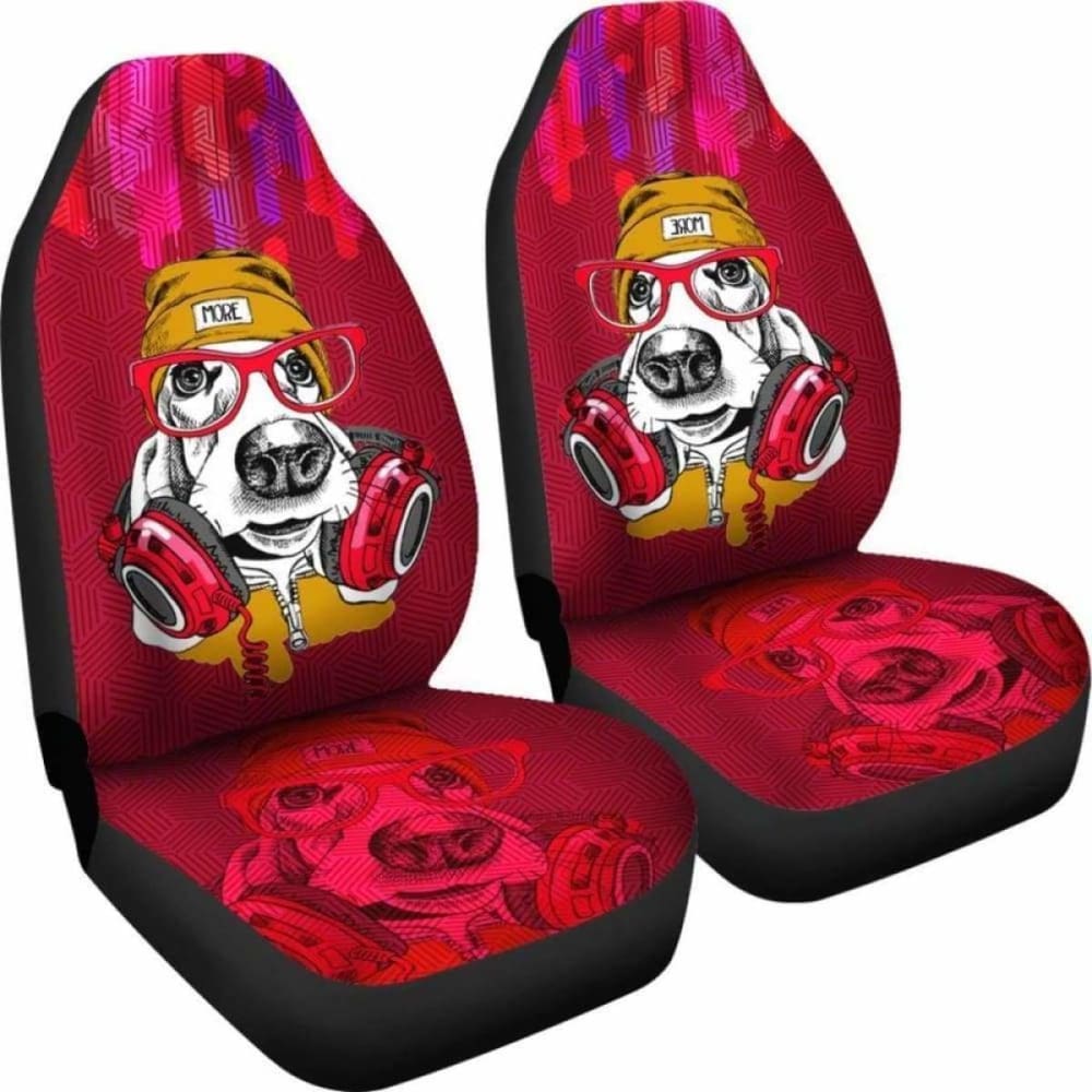 Basset Hound Dog Car Seat Cover - Waterproof Pet Seat Protector for Cars, Trucks & SUVs - Perfect for Travel, Daily Commute & Outdoor Adventures with Your Dog